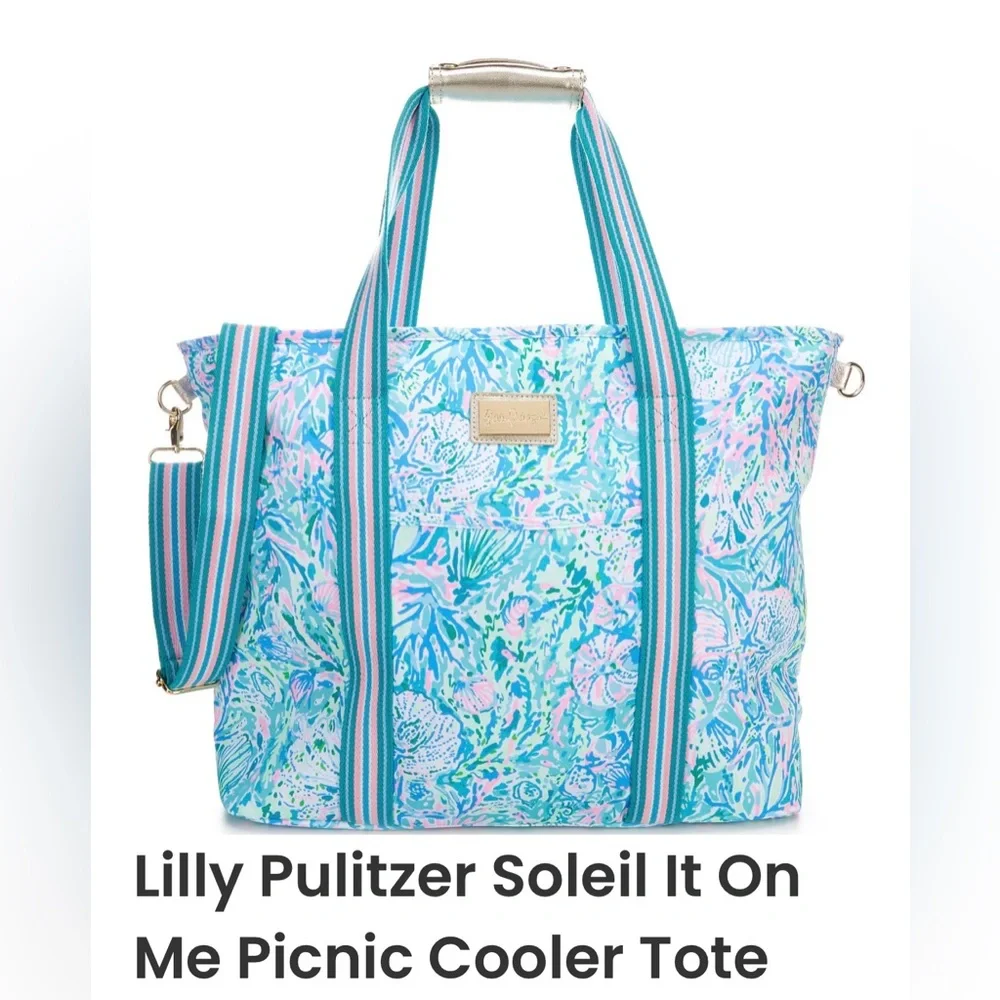 Lilly Pulitzer Soleil It On Me Picnic Cooler Tote Bag